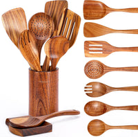 Natural Teak Wood Utensil Set™